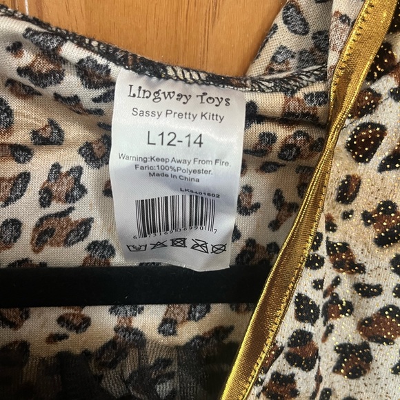 Leopard Print Kids Halloween Costume - Picture 3 of 6